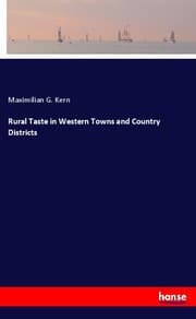 Cover von Rural Taste in Western Towns and Country Districts