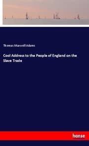 Cover von Cool Address to the People of England on the Slave Trade