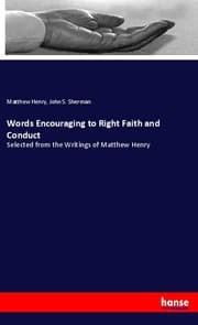 Cover von Words Encouraging to Right Faith and Conduct
