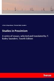 Cover von Studies in Pessimism