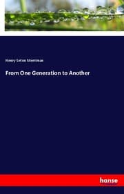 Cover von From One Generation to Another