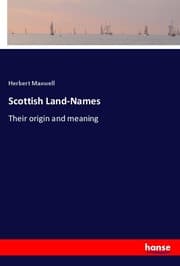 Cover von Scottish Land-Names