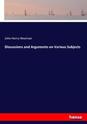 Cover von Discussions and Arguments on Various Subjects