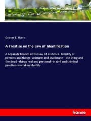 Cover von A Treatise on the Law of Identification