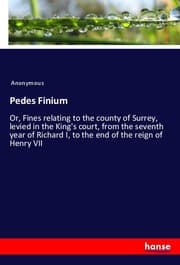 Cover von Pedes Finium