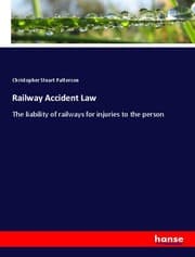 Cover von Railway Accident Law