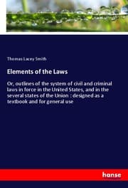 Cover von Elements of the Laws