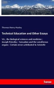 Cover von Technical Education and Other Essays