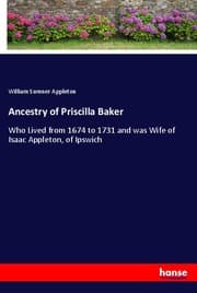 Cover von Ancestry of Priscilla Baker