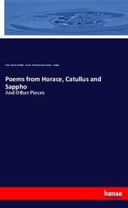 Cover von Poems from Horace, Catullus and Sappho