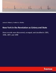 Cover von New York in the Revolution as Colony and State