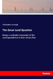 Cover von The Great Land Question