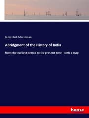 Cover von Abridgment of the History of India