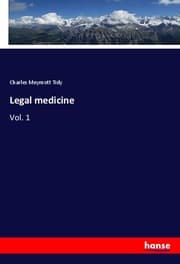 Cover von Legal medicine