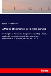 Cover von A Manual of Elementary Geometrical Drawing