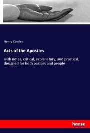 Cover von Acts of the Apostles