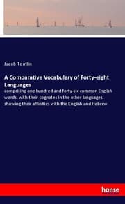 Cover von A Comparative Vocabulary of Forty-eight Languages