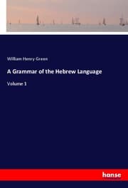 Cover von A Grammar of the Hebrew Language
