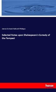 Cover von Selected Notes upon Shakespeare's Comedy of the Tempest
