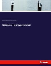 Cover von Gesenius' Hebrew grammar