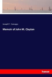 Cover von Memoir of John M. Clayton