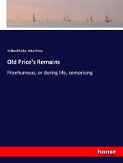Cover von Old Price's Remains