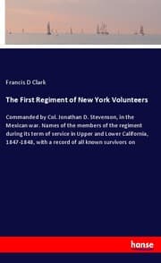Cover von The First Regiment of New York Volunteers