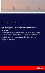 Cover von An Inaugural Dissertation on Universal Dropsy