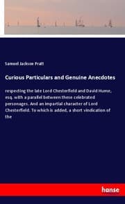 Cover von Curious Particulars and Genuine Anecdotes