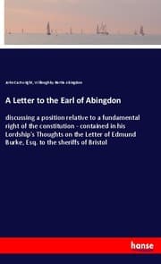 Cover von A Letter to the Earl of Abingdon