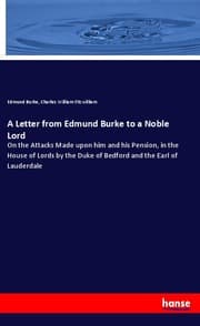 Cover von A Letter from Edmund Burke to a Noble Lord