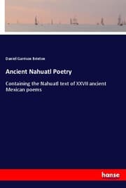 Cover von Ancient Nahuatl Poetry