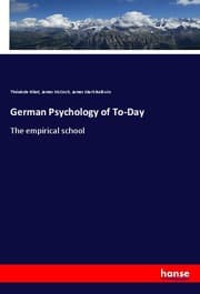 Cover von German Psychology of To-Day