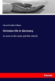Cover von Christian life in Germany