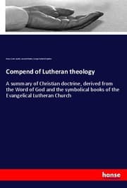 Cover von Compend of Lutheran theology