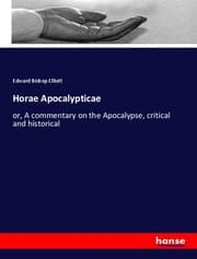 Cover von Horae Apocalypticae