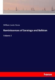 Cover von Reminiscences of Saratoga and Ballston
