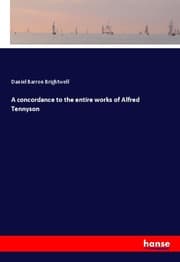 Cover von A concordance to the entire works of Alfred Tennyson