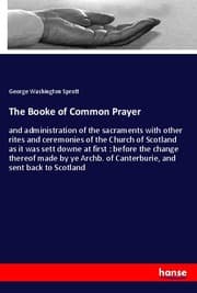 Cover von The Booke of Common Prayer