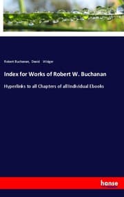 Cover von Index for Works of Robert W. Buchanan