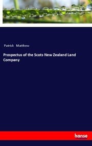 Cover von Prospectus of the Scots New Zealand Land Company