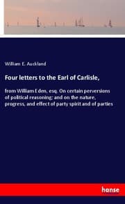 Cover von Four letters to the Earl of Carlisle,