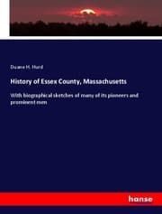 Cover von History of Essex County, Massachusetts