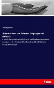 Cover von Illustrations of the different languages and dialects :