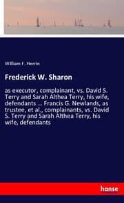 Cover von Frederick W. Sharon