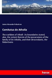 Cover von Comitatus de Atholia