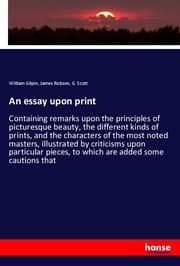 Cover von An essay upon print