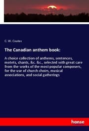 Cover von The Canadian anthem book: