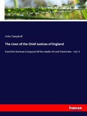 Cover von The Lives of the Chief Justices of England
