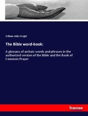 Cover von The Bible word-book:
